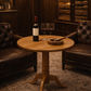 NORDIC SOLID OAK ROUND DINING TABLE - 3 SIZES - MyChocolateWood