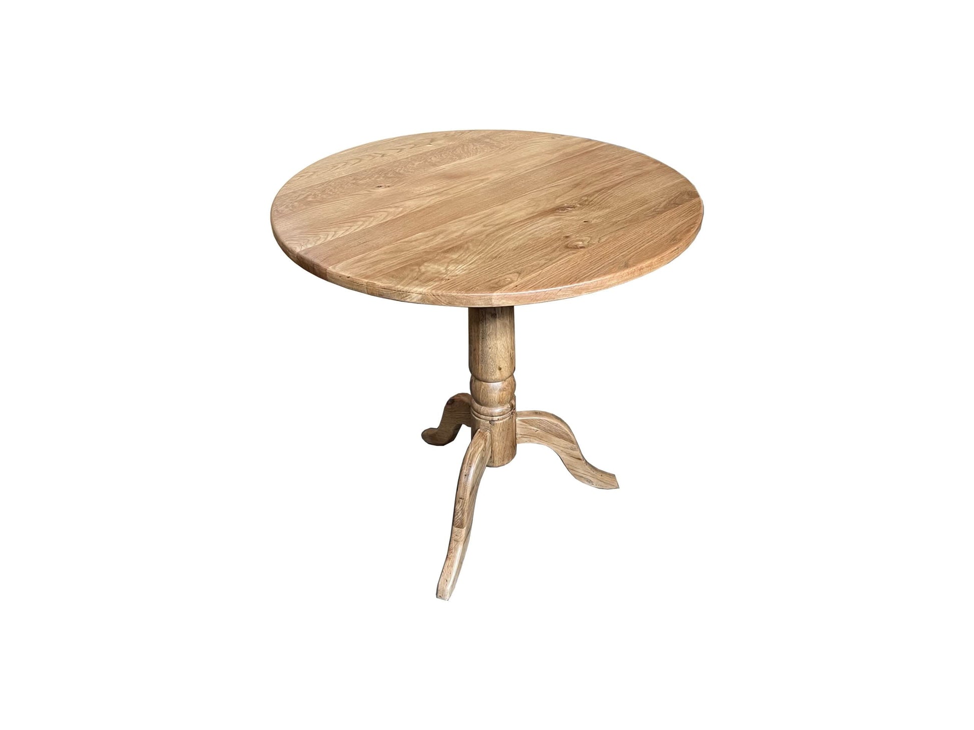 NORDIC SOLID OAK ROUND DINING TABLE - 3 SIZES - MyChocolateWood
