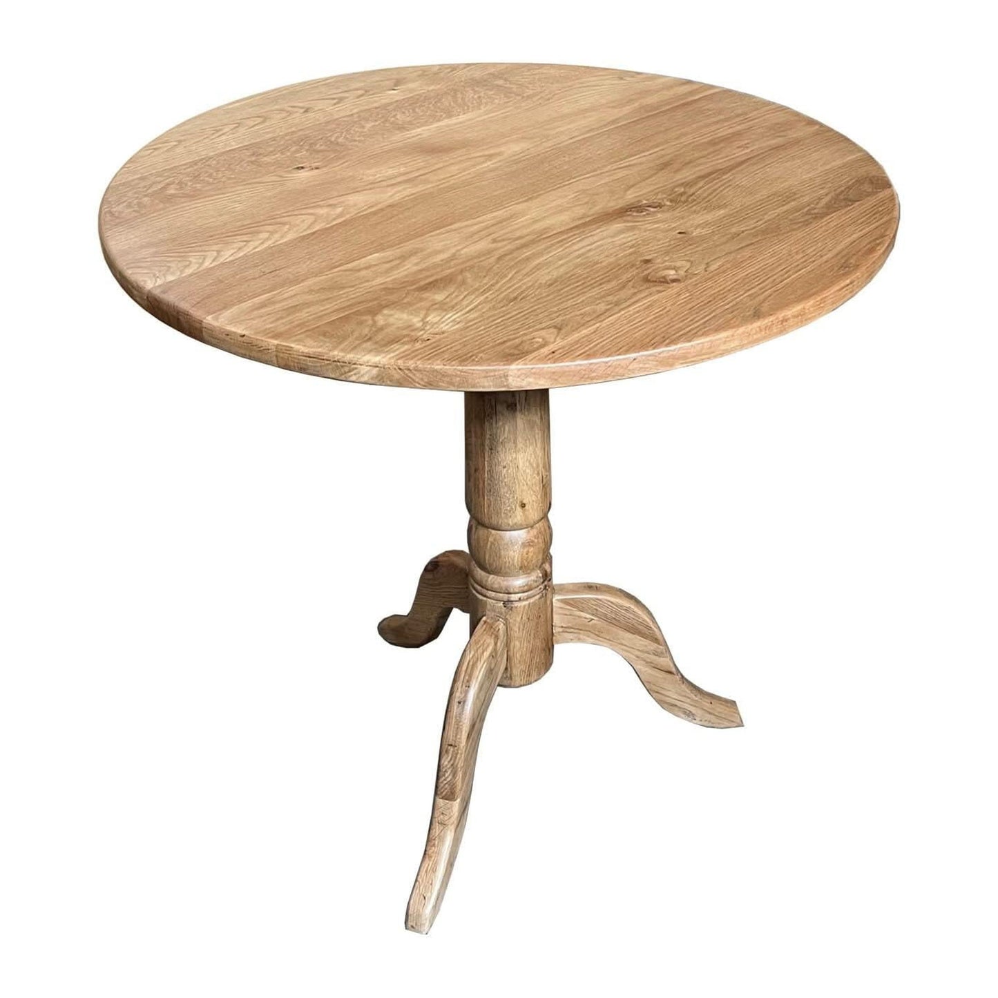 Nordic Round Dining Table 75cm + 2 Melrose Dining Chairs in Black - Chocolate Wood