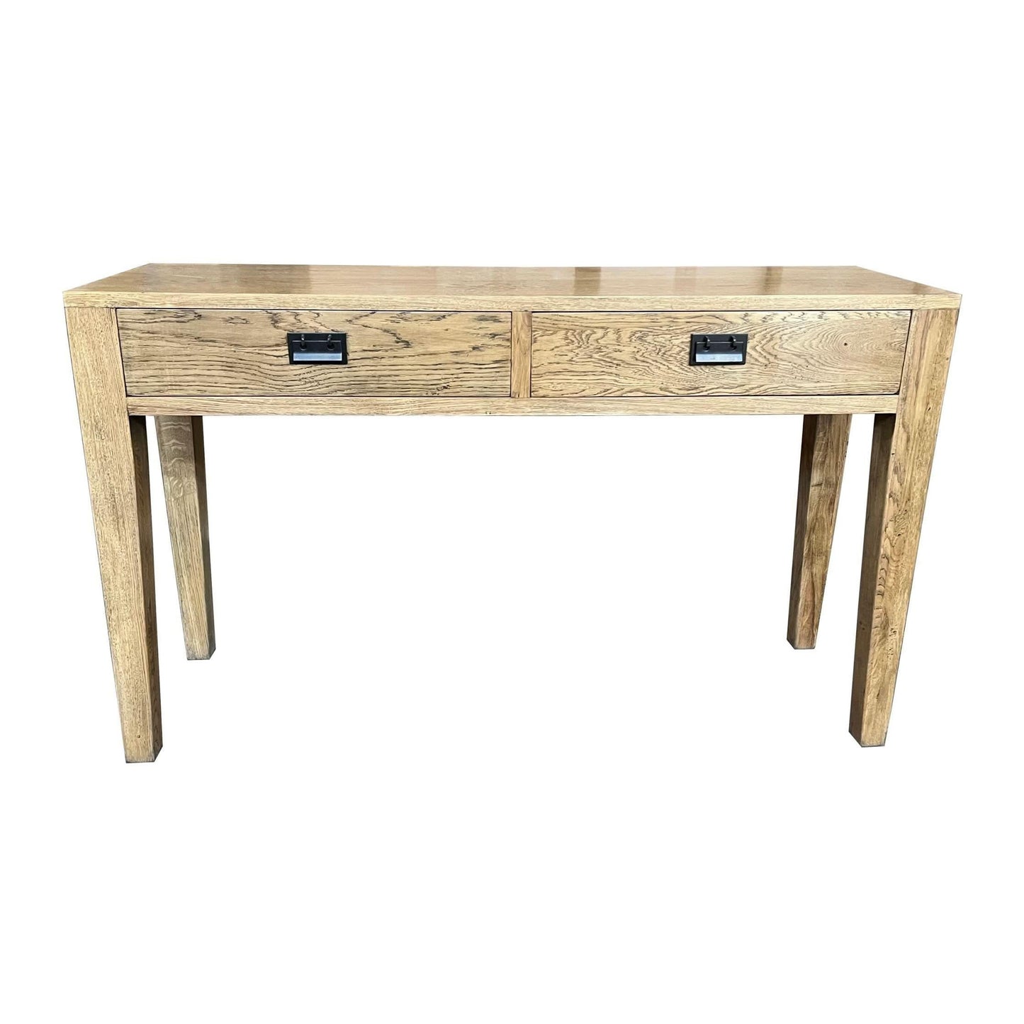 TARA SOLID OAK 2 DRAWERS CONSOLE TABLE