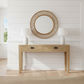 TARA SOLID OAK 2 DRAWERS CONSOLE TABLE - MyChocolateWood