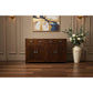 Tara Solid Oak Buffet Sideboard in Brown angle