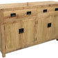 TARA SOLID RUSSIAN OAK BUFFET SIDEBOARD NATURAL 2 DRAWERS 4 DOORS - 2 SIZES - MyChocolateWood