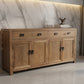 TARA SOLID RUSSIAN OAK BUFFET SIDEBOARD NATURAL 2 DRAWERS 4 DOORS - 2 SIZES - MyChocolateWood