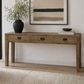 TARA SOLID OAK 3 DRAWERS CONSOLE TABLE - MyChocolateWood