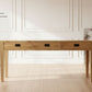 TARA SOLID OAK 3 DRAWERS CONSOLE TABLE - MyChocolateWood