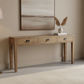 TARA SOLID OAK 3 DRAWERS CONSOLE TABLE - MyChocolateWood