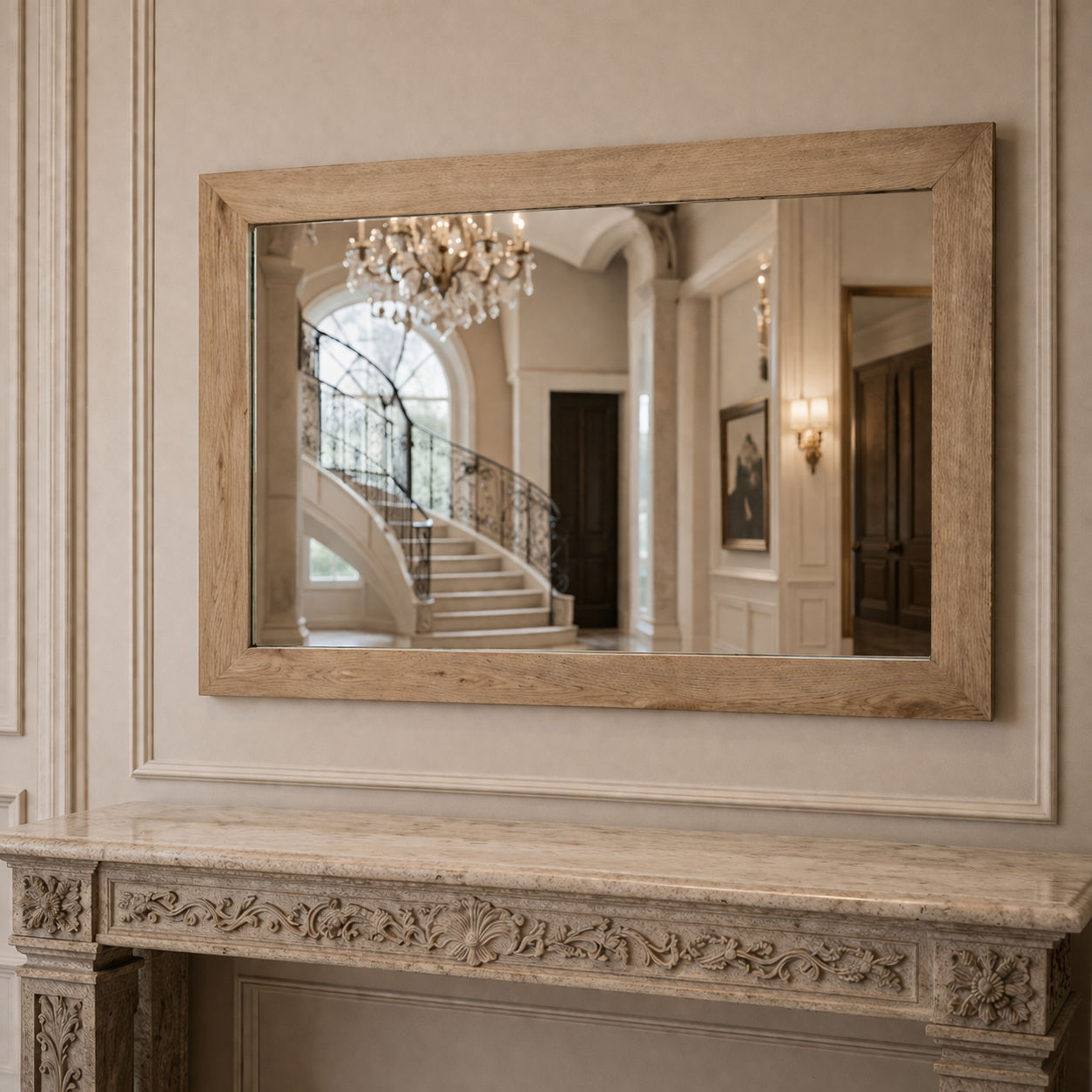 TARA SOLID OAK MIRROR - MyChocolateWood