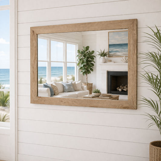 TARA SOLID OAK MIRROR - MyChocolateWood