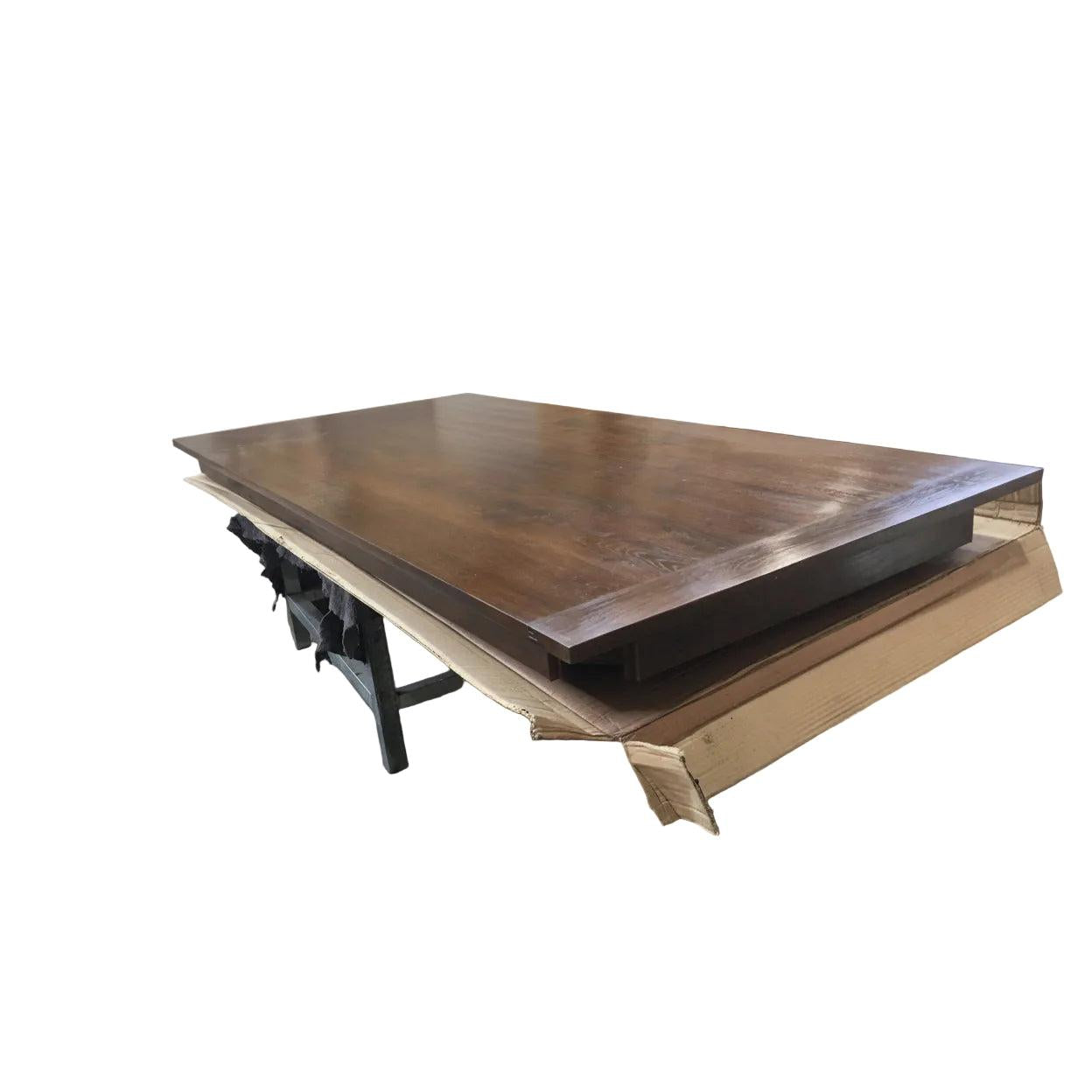 TARA RUSSIAN OAK DINING TABLE WITH BREADBOARD - 3 SIZES CLEARANCE