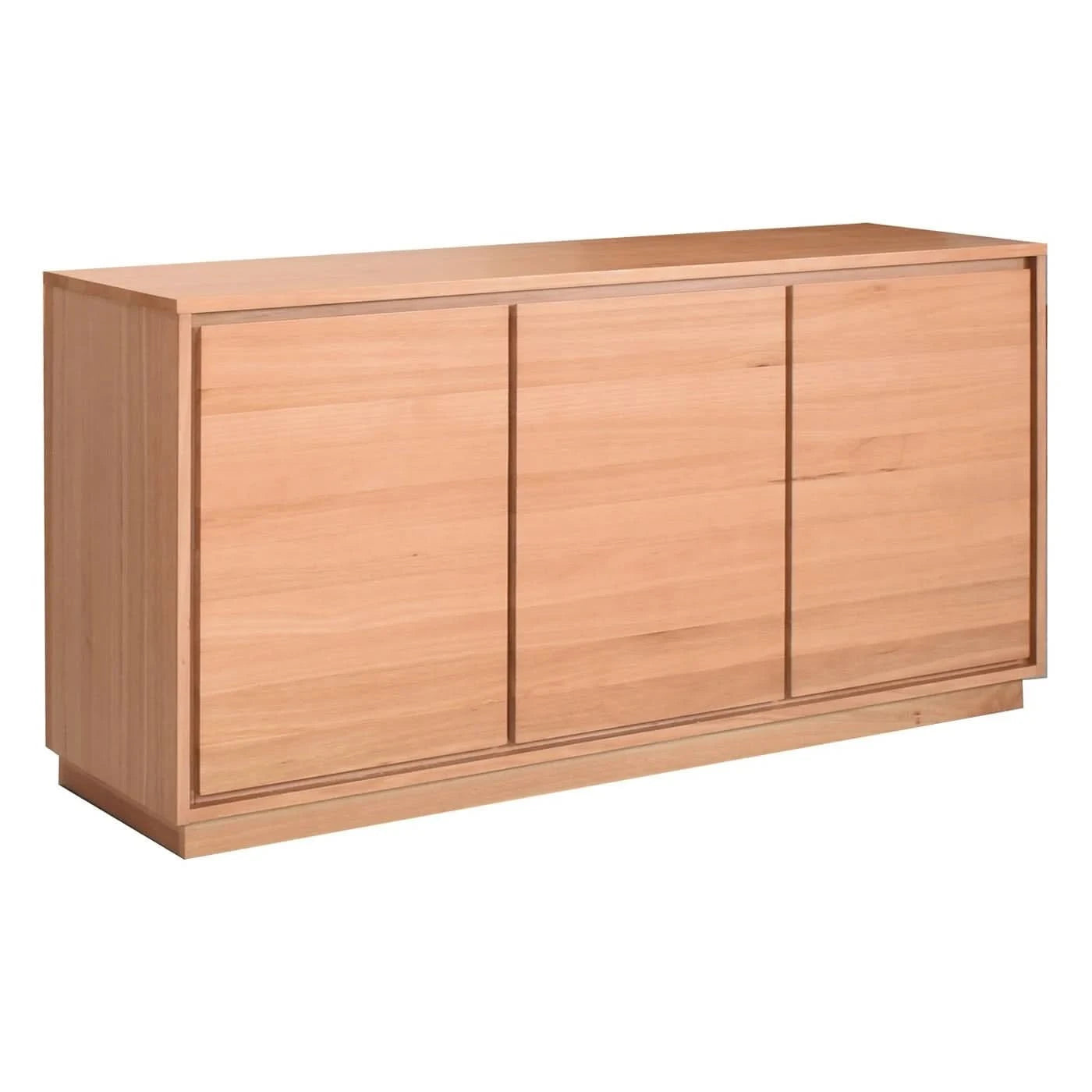 ZAFRAN MESSMATE TIMBER 3-DOOR SIDEBOARD/BUFFET- NATURAL 160CM - MyChocolateWood