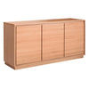 ZAFRAN MESSMATE TIMBER 3-DOOR SIDEBOARD/BUFFET- NATURAL 160CM - MyChocolateWood