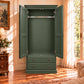 Cambridge Custom Made Solid NZ Pine Wardrobe / Armoire - Chocolate Wood