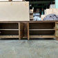 LENNON RUSTIC PROVINCIAL RECYCLED ELM TV UNIT PARQUETRY PATTERN 200 CM - MyChocolateWood
