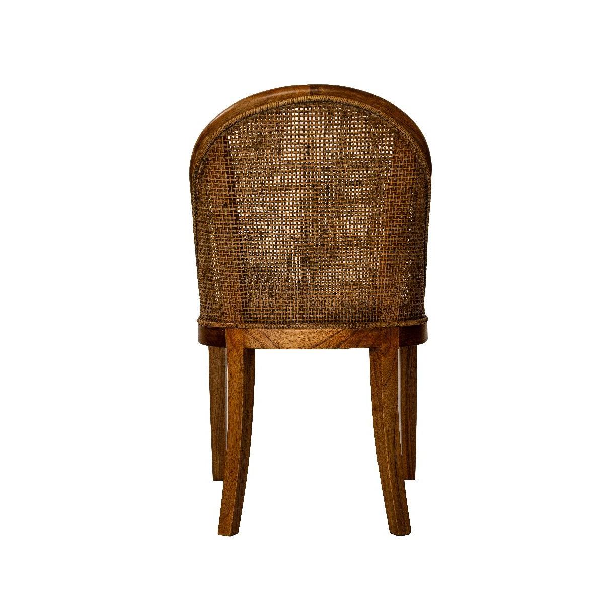Southampton Hamptons Dining Chair in Mango Teak back view