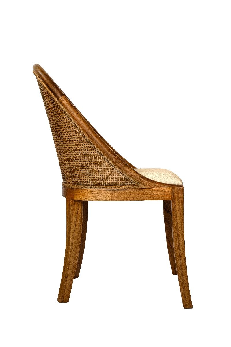 SOUTHAMPTON SOLID MINDI WOOD HAMPTONS DINING CHAIR IN MANGO TEAK - MyChocolateWood