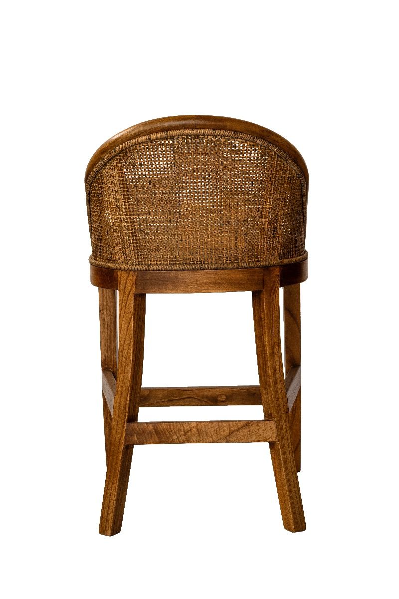 SOUTHAMPTON SOLID MINDI WOOD HAMPTONS COUNTER STOOL IN MANGO TEAK - MyChocolateWood