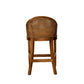Southampton Hamptons Counter Stool in Mango Teak back view