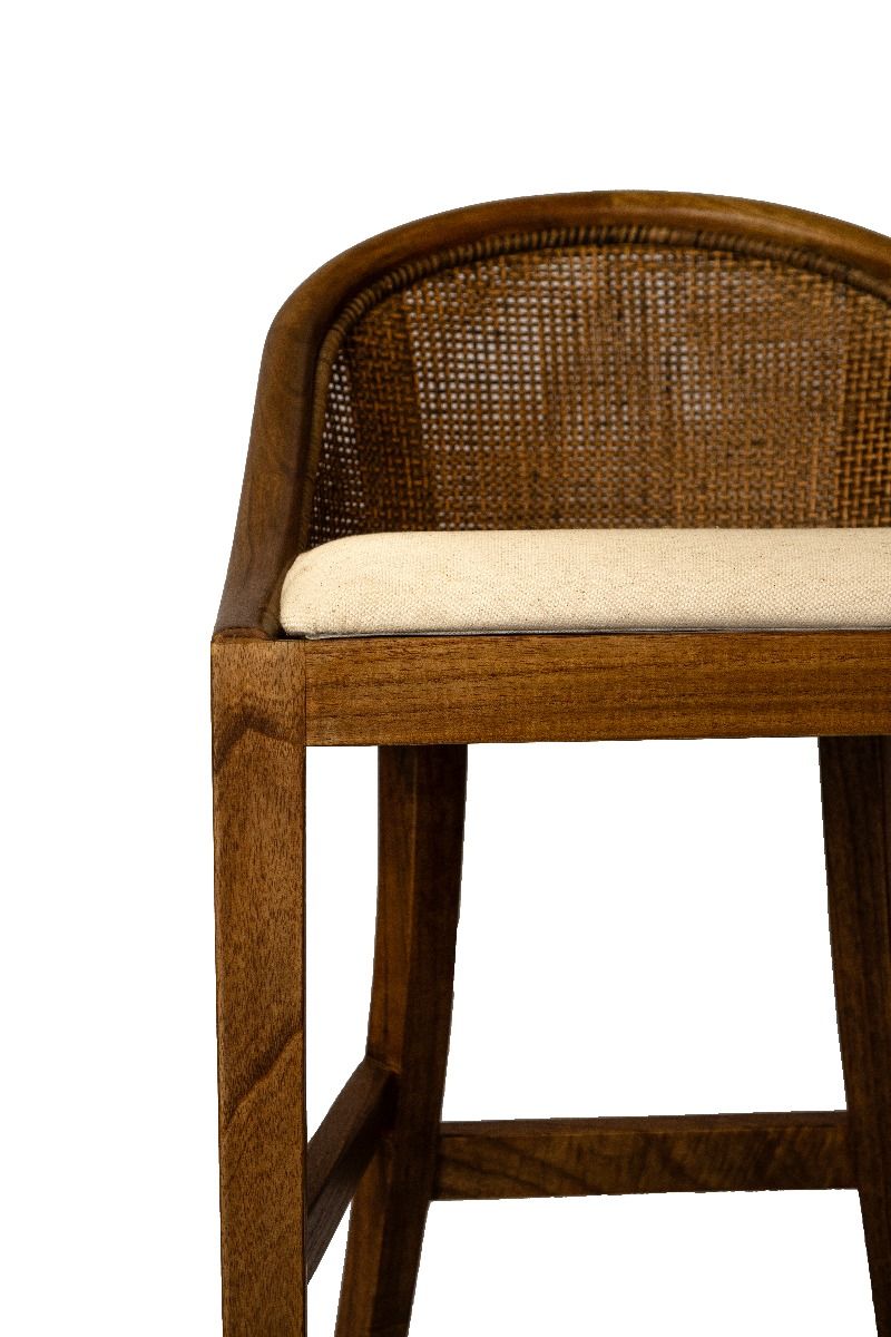 SOUTHAMPTON SOLID MINDI WOOD HAMPTONS COUNTER STOOL IN MANGO TEAK - MyChocolateWood
