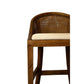 Southampton Hamptons Counter Stool in Mango Teak seat detail