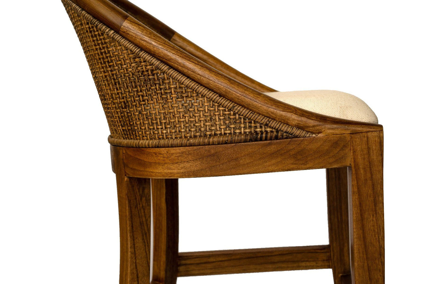 SOUTHAMPTON SOLID MINDI WOOD HAMPTONS COUNTER STOOL IN MANGO TEAK - MyChocolateWood