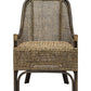 MALIBU HAMPTONS RATTAN DINING CHAIR IN BLACK SHADOW - MyChocolateWood