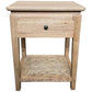 2 X ELLA SOLID OAK BEDSIDE TABLES WITH A SHELF - MyChocolateWood