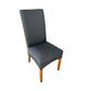 8 x BERTI HIGH QUALITY PU DINING CHAIRS IN MATT BLACK - FLOOR STOCK CLEARANCE - MyChocolateWood