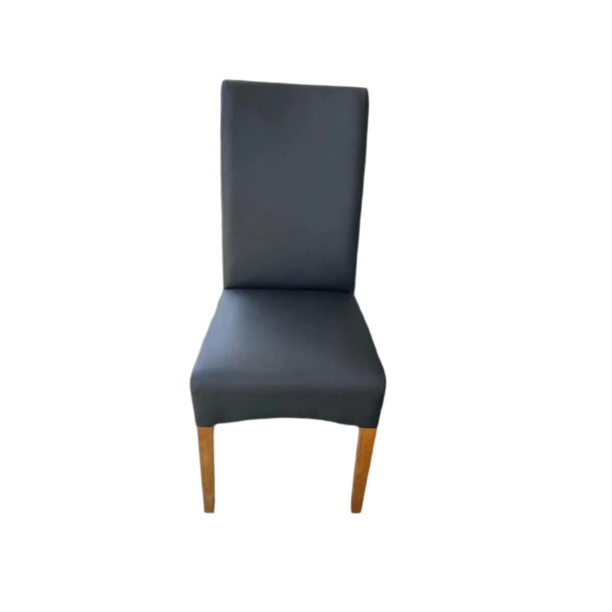 8 x BERTI HIGH QUALITY PU DINING CHAIRS IN MATT BLACK - FLOOR STOCK CLEARANCE - MyChocolateWood