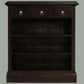 ADELAIDE SOLID MAHOGANY TIMBER 3 DRAWERS & 3 SHELVES BOOKCASE IN CHOCOLATE - MyChocolateWood