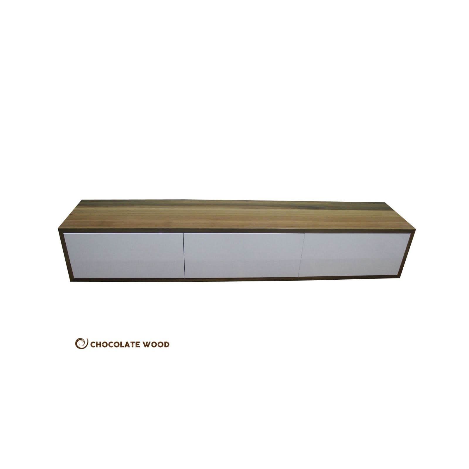 AGNES SOLID SPOTTED GUM TV/ENTERTAINMENT UNIT - CUSTOM MADE - MyChocolateWood