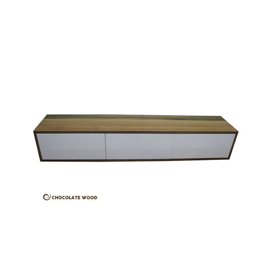 AGNES SOLID SPOTTED GUM TV/ENTERTAINMENT UNIT - CUSTOM MADE - MyChocolateWood