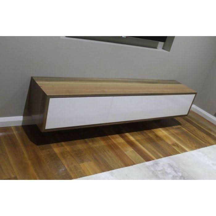 AGNES SOLID SPOTTED GUM TV/ENTERTAINMENT UNIT - CUSTOM MADE - MyChocolateWood