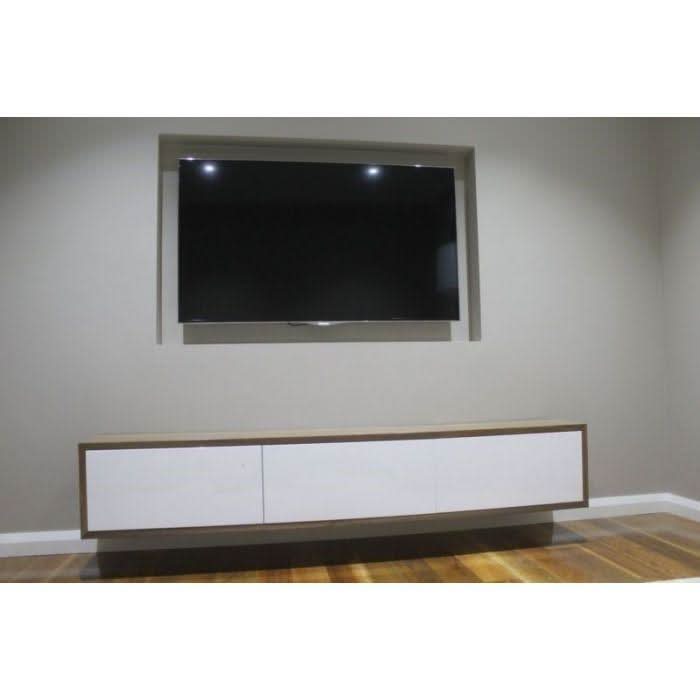 AGNES SOLID SPOTTED GUM TV/ENTERTAINMENT UNIT - CUSTOM MADE - MyChocolateWood
