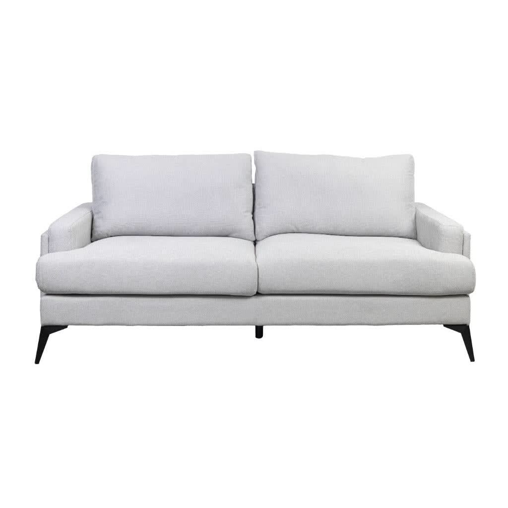 ALBERGO FABRIC 2-SEATER SOFA LIGHT GREY - MyChocolateWood