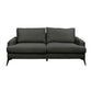 ALBERGO FABRIC 2-SEATER SOFA LOUNGE DARK GREY - MyChocolateWood