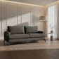 ALBERGO FABRIC 2-SEATER SOFA LOUNGE DARK GREY - MyChocolateWood