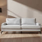 ALBERGO FABRIC 3-SEATER SOFA LOUNGE LIGHT GREY - MyChocolateWood