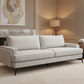 ALBERGO FABRIC 3-SEATER SOFA LOUNGE LIGHT GREY - MyChocolateWood