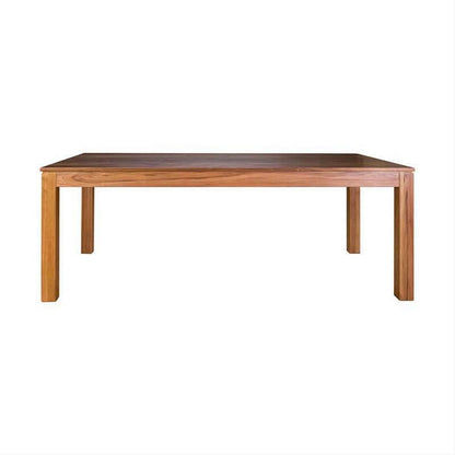 Aldo Solid Blackwood Dining Table, 150cm - Chocolate Wood