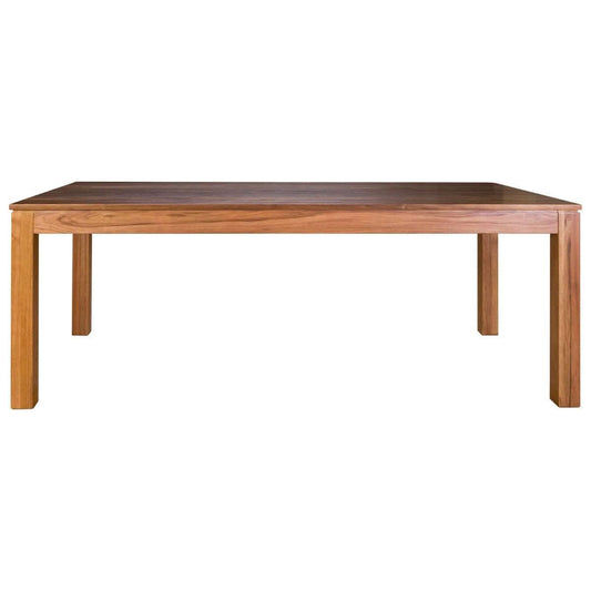 Aldo Solid Blackwood Dining Table, 150cm - Chocolate Wood