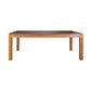 Aldo Solid Blackwood Dining Table, 210cm - Chocolate Wood