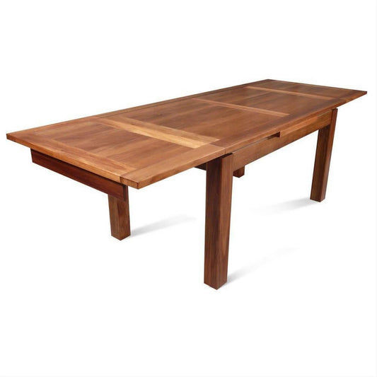 Aldo Tasmanian Blackwood Side Extension Dining Table, 150 / 200 / 250cm - Chocolate Wood