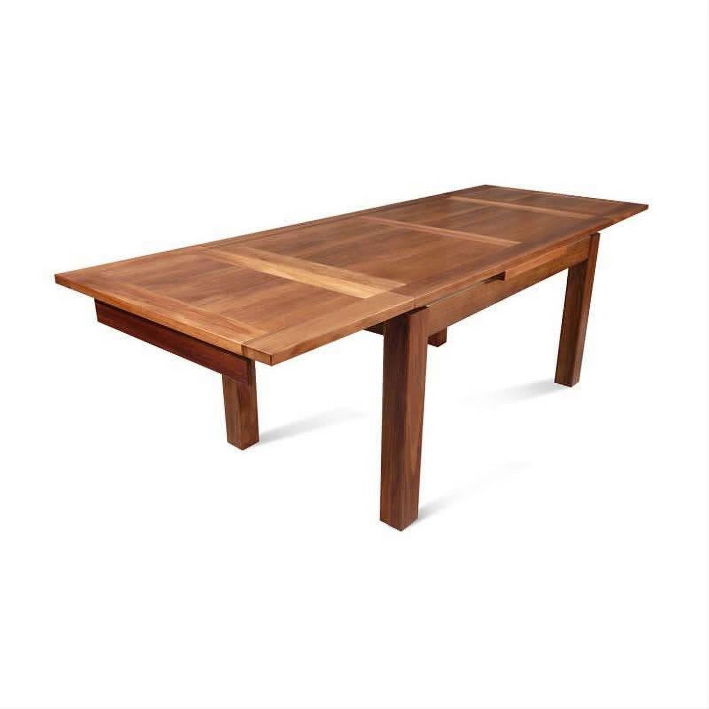 Aldo Tasmanian Blackwood Side Extension Dining Table, 200 / 250 / 300cm - Chocolate Wood