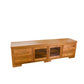 ALDO TASMANIAN BLACKWOOD TV/ENTERTAINMENT UNIT WITH 4 DRAWERS & 2 GLASS DOORS - MyChocolateWood