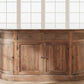 ALIMAR RECLAIMED PINE/RECLAIMED ELM TOP FRENCH VINTAGE CURVED SIDEBOARD/BUFFET  NATURAL - MyChocolateWood