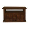 ALLENBY SOLID MAHOGANY TV UNIT 2 DOORS/SHELF - MAHOGANY