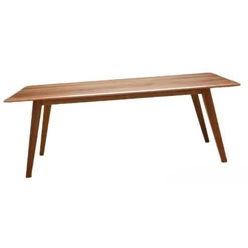 ALMA SOLID TASMANIAN BLACKWOOD DINING TABLE 210CM - MyChocolateWood