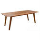 Alma Solid Tasmanian Blackwood Dining Table, 210cm - Chocolate Wood