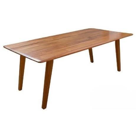 ALMA SOLID TASMANIAN BLACKWOOD DINING TABLE 240CM - MyChocolateWood